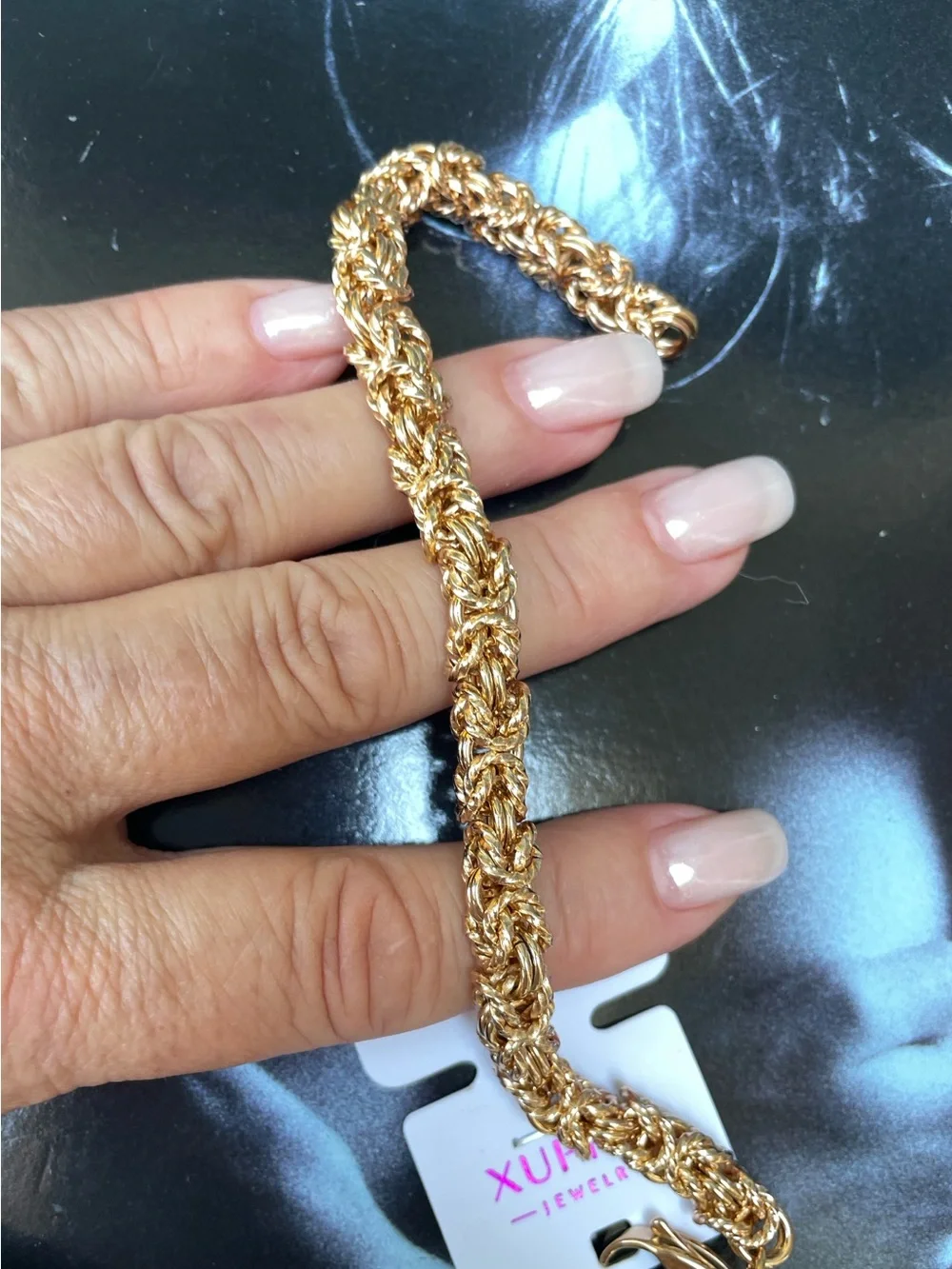 Elegant Gold Rope Link Bracelet - Classic Women's Jewelry XUPING